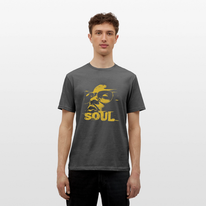 Funky Soul, T-shirt herr - kolgrå
