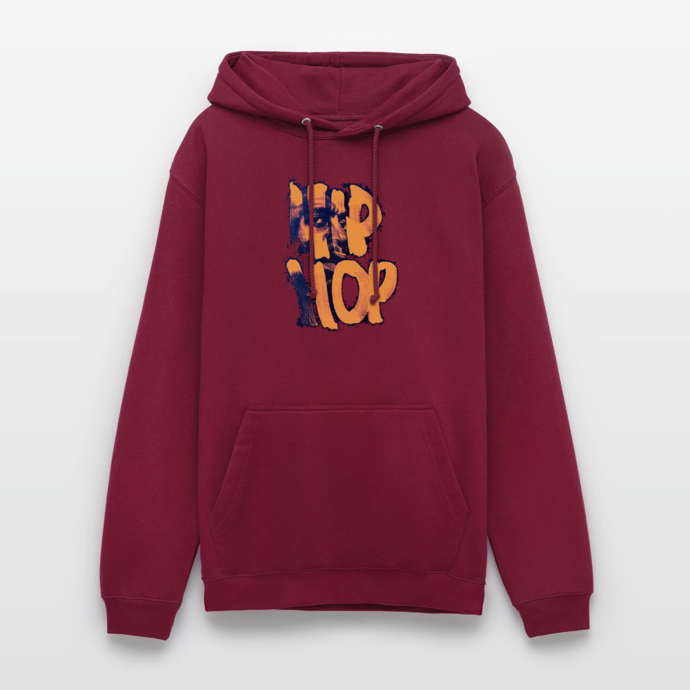 Raised on Boom Bap, Luvtröja unisex - bordeaux