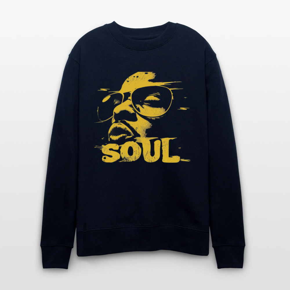Funky Soul, Ekologisk sweatshirt CHANGER unisex från Stanley/Stella - marinblått