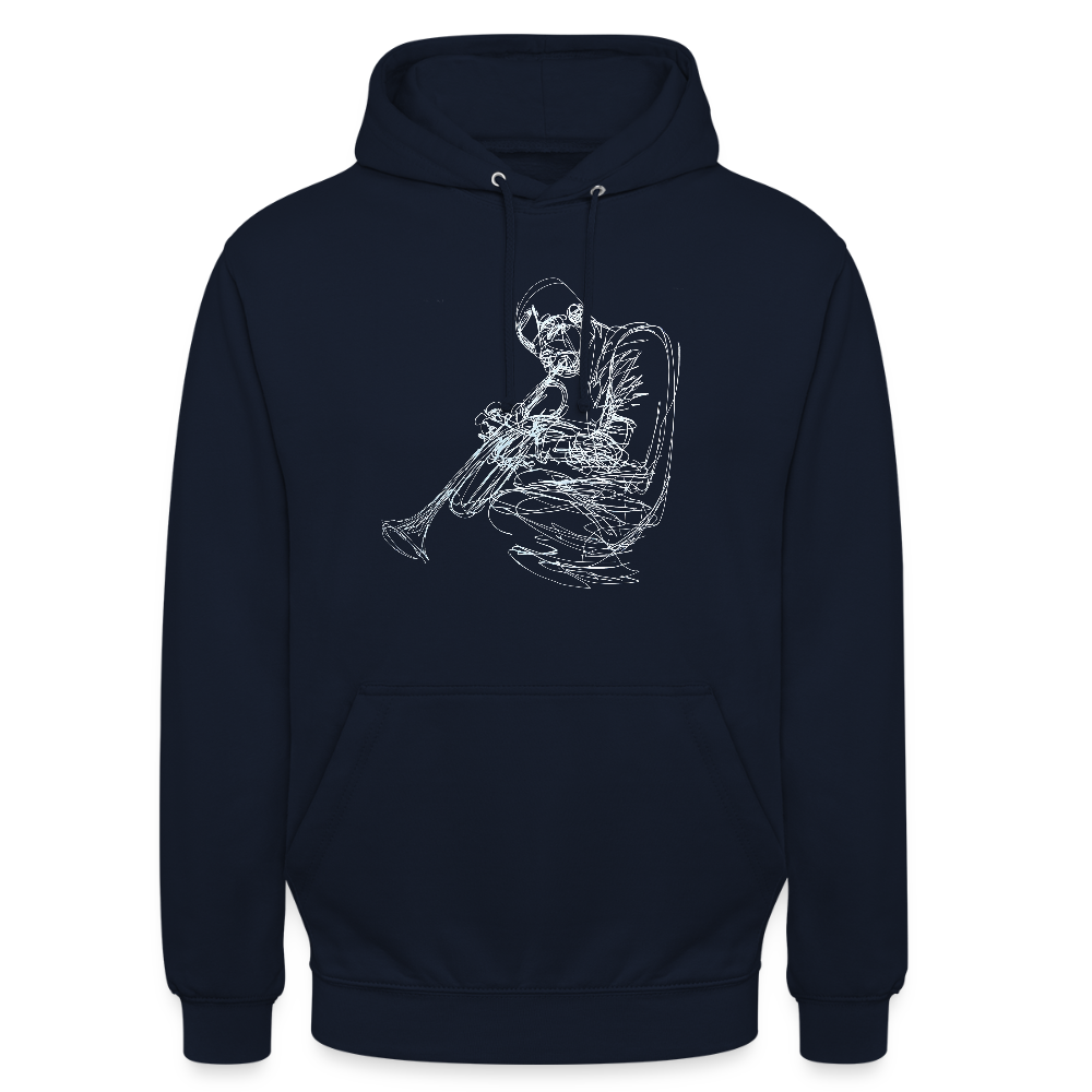 Contours of Jazz, Luvtröja unisex - marinblå