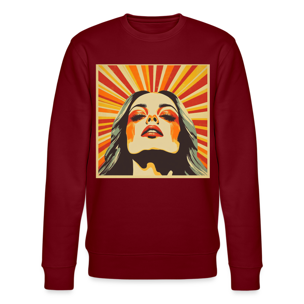 Sun Girl, Ekologisk sweatshirt CHANGER unisex från Stanley/Stella - vinröd