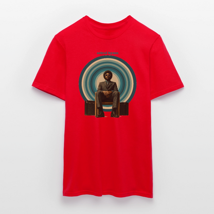 The Creator Has a Free Jazz Plan, T-shirt unisex - röd