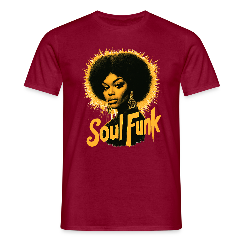 Soul Funk, T-shirt herr - tegelröd