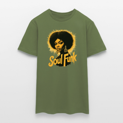Soul Funk, T-shirt herr - Militärgrön