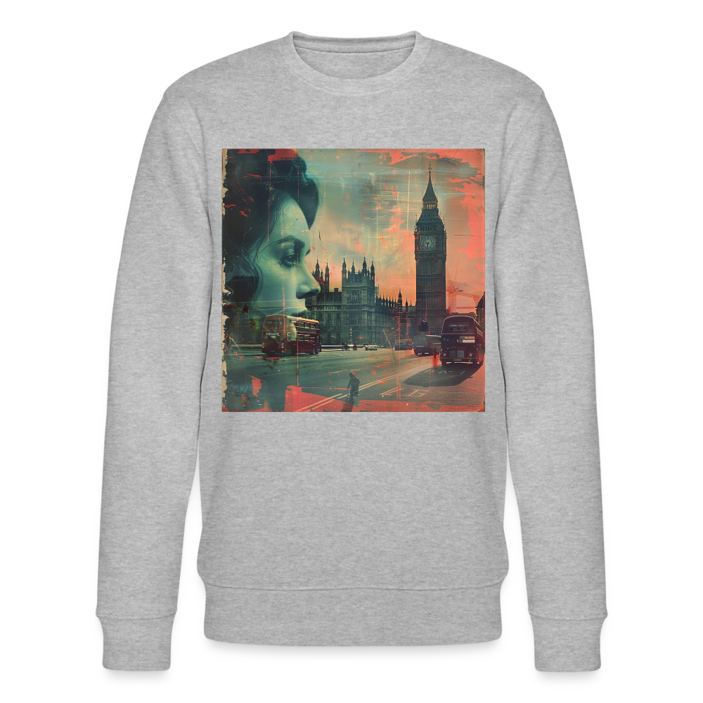 The Beat of London, Ekologisk sweatshirt CHANGER unisex från Stanley/Stella - gråmelerad