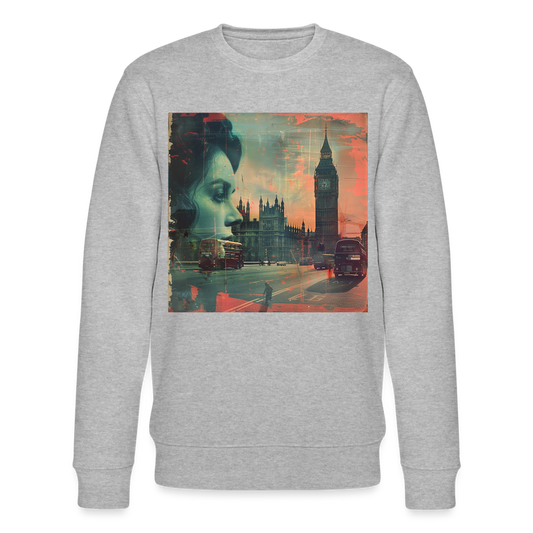 The Beat of London, Ekologisk sweatshirt CHANGER unisex från Stanley/Stella - gråmelerad