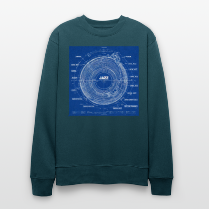 Kind of Blueprint, Ekologisk sweatshirt CHANGER unisex från Stanley/Stella - mörk petrol