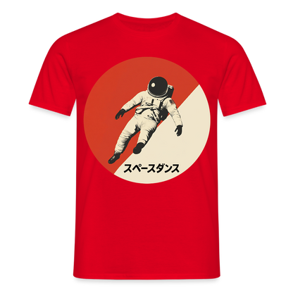 Space Dance, T-shirt unisex - röd