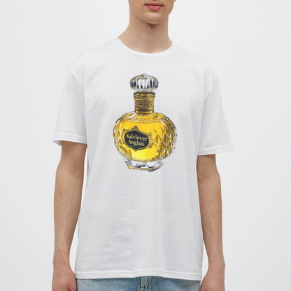 Eau de Perfume, T-shirt herr - vit