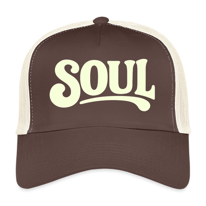 All About Soul, Trucker Cap - brun/beige