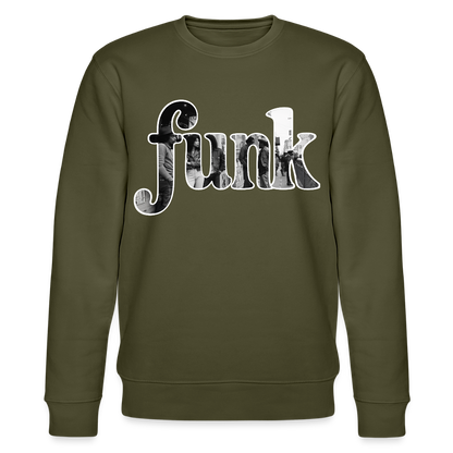 Funk Vibes, Ekologisk sweatshirt CHANGER unisex från Stanley/Stella - kaki