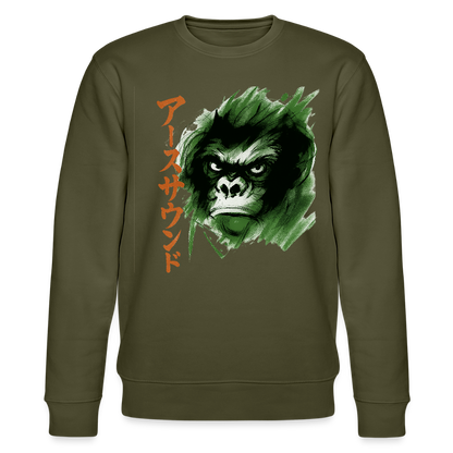 Earth Sound, Ekologisk sweatshirt CHANGER unisex från Stanley/Stella - kaki