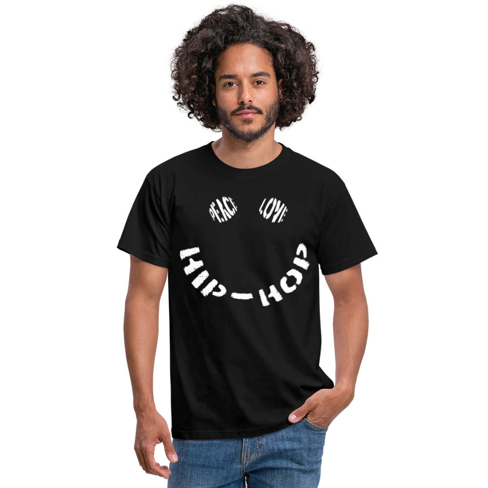 Peace, Love & Hip-Hop, T-shirt herr - svart