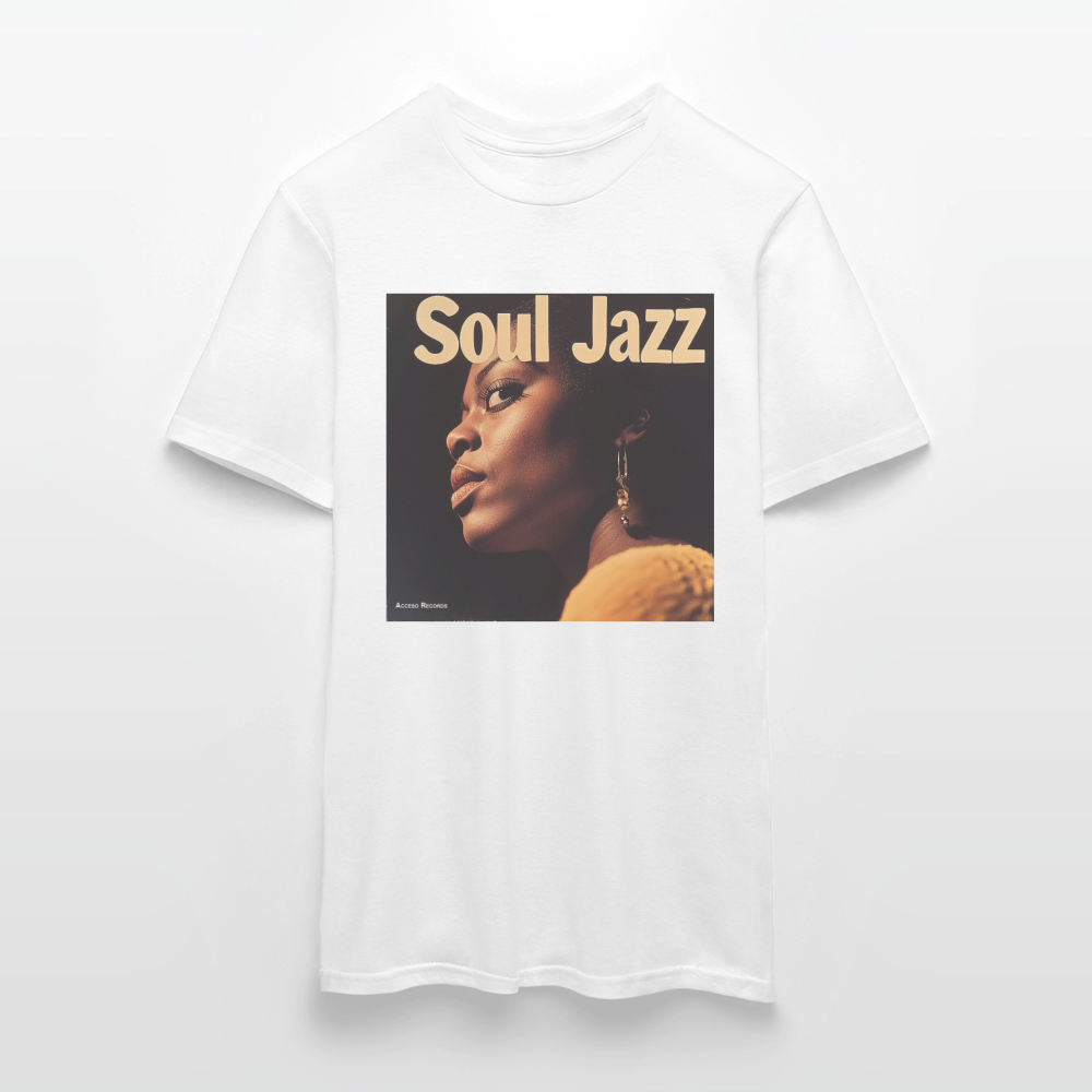 Acceso's Soul Groove: Jazz with a Beat, T-shirt herr - vit