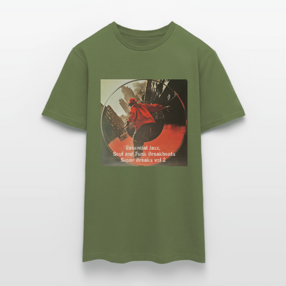 Super Breaks vol 2, T-shirt herr - Militärgrön