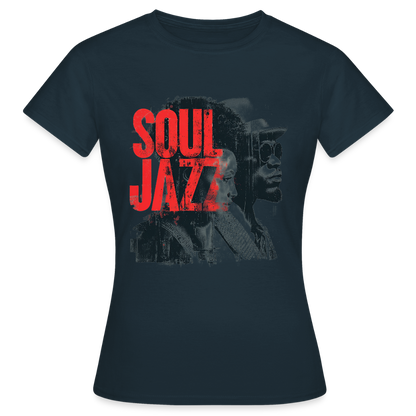 The Essence of Soul Jazz, T-shirt dam - marinblå