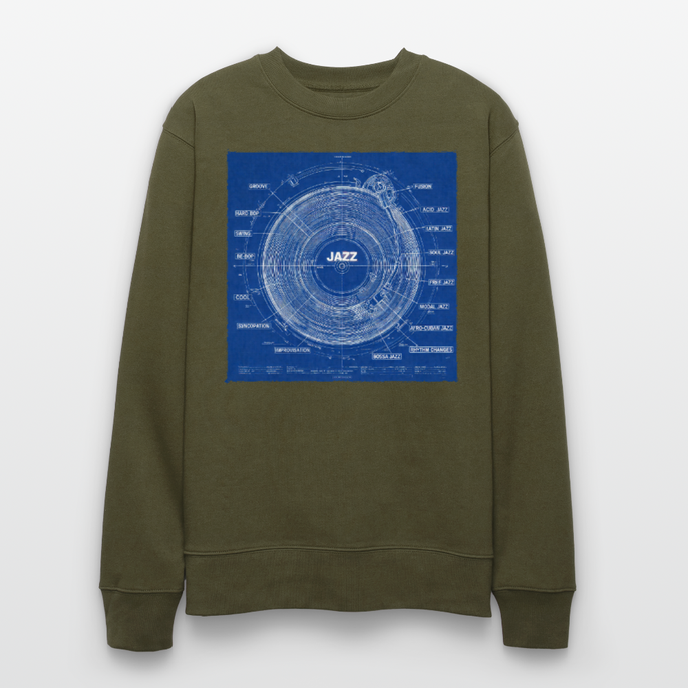 Kind of Blueprint, Ekologisk sweatshirt CHANGER unisex från Stanley/Stella - kaki
