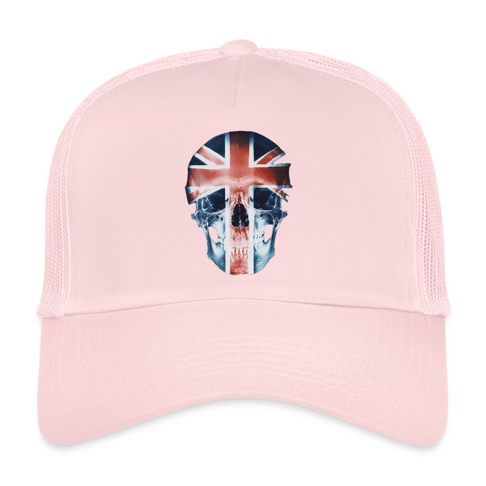 God Save the Skull, Trucker Cap - ljusrosa