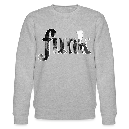 Funk Vibes, Ekologisk sweatshirt CHANGER unisex från Stanley/Stella - gråmelerad