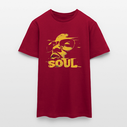 Funky Soul, T-shirt herr - tegelröd