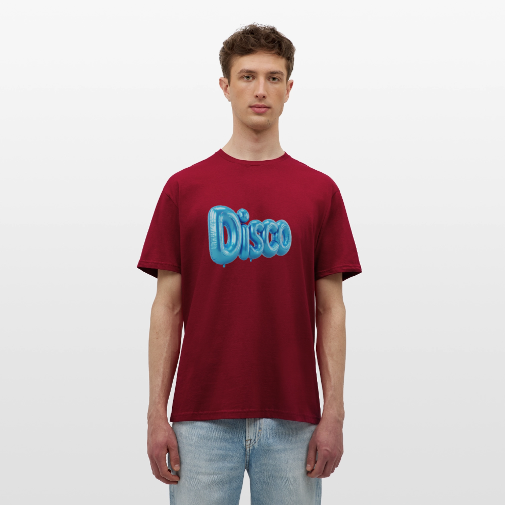Pump the Disco, T-shirt herr - tegelröd