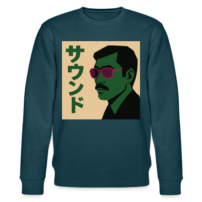 Nippon Sound, Ekologisk sweatshirt CHANGER unisex från Stanley/Stella - mörk petrol