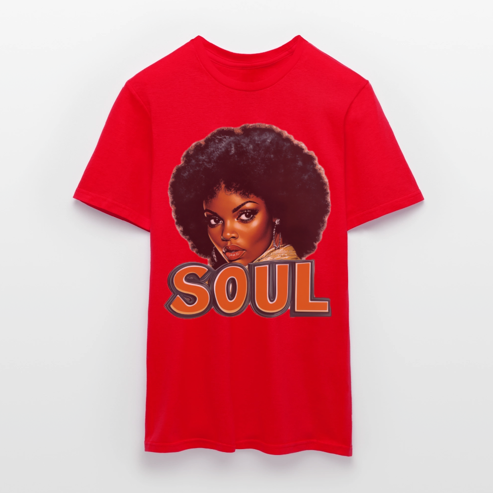 Soulful Vibes, T-shirt herr - röd