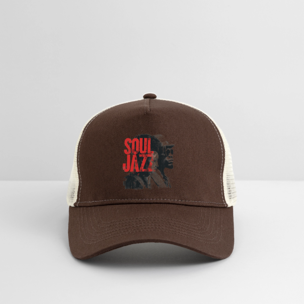 The Essence of Soul Jazz, Trucker Cap - brun/beige