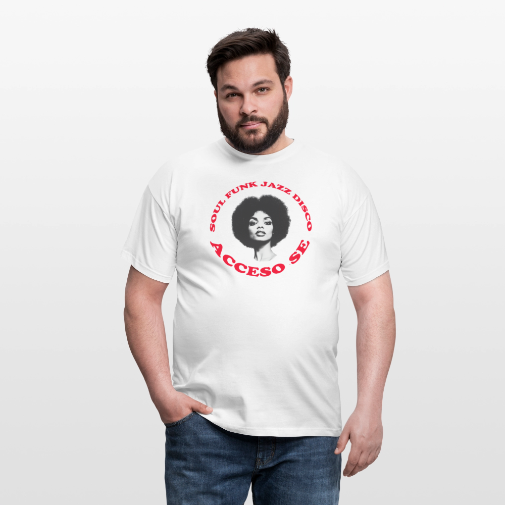 Where Music Lives – Powered by Acceso Family, T-shirt unisex - vit