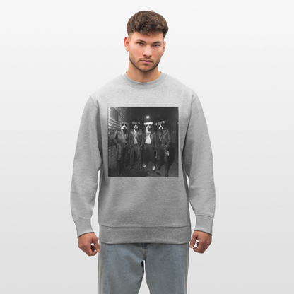 Barking Riot, Ekologisk sweatshirt CHANGER unisex från Stanley/Stella - gråmelerad