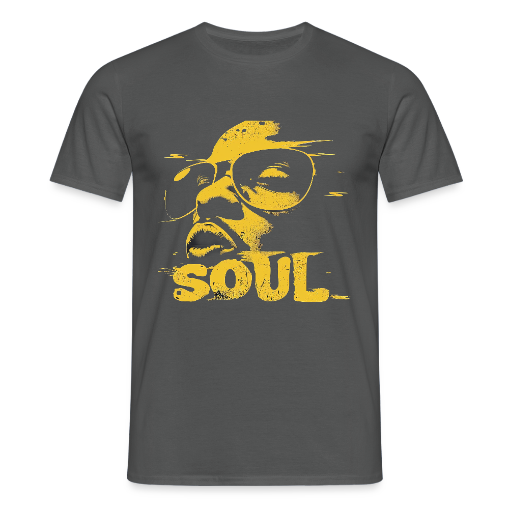 Funky Soul, T-shirt herr - kolgrå