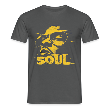 Funky Soul, T-shirt herr - kolgrå