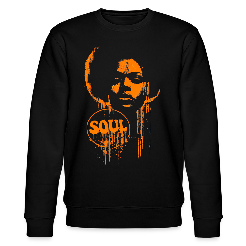 SOUL GLOW, Ekologisk sweatshirt CHANGER unisex från Stanley/Stella - svart