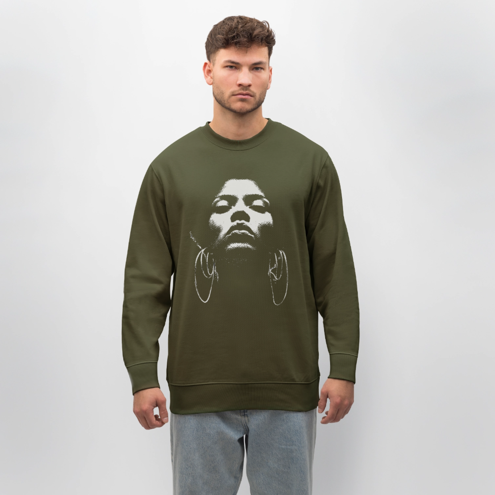 Beat Goddess, Ekologisk sweatshirt CHANGER unisex från Stanley/Stella - kaki