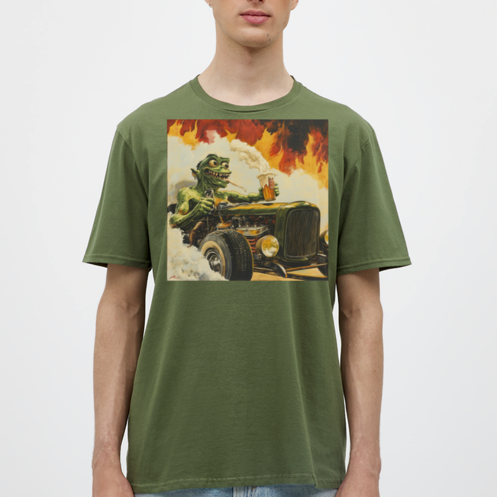 Ragg-Rex, T-shirt herr - Militärgrön