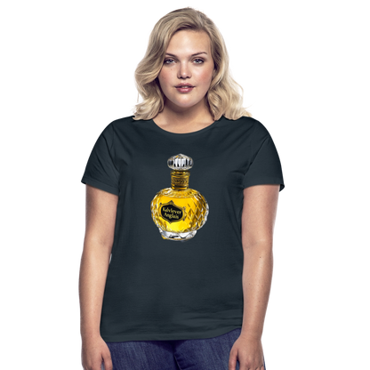 Eau de Perfume, T-shirt dam - marinblå