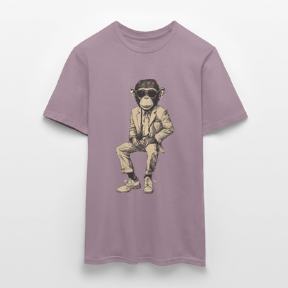 Mod Monkey, T-shirt herr - lilagrå 