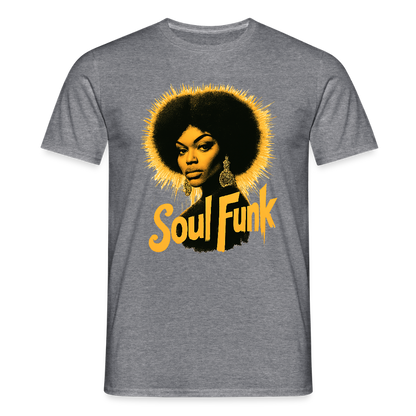 Soul Funk, T-shirt herr - grafitmelerad