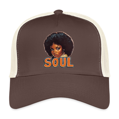 Soulful Vibes, Trucker Cap - brun/beige
