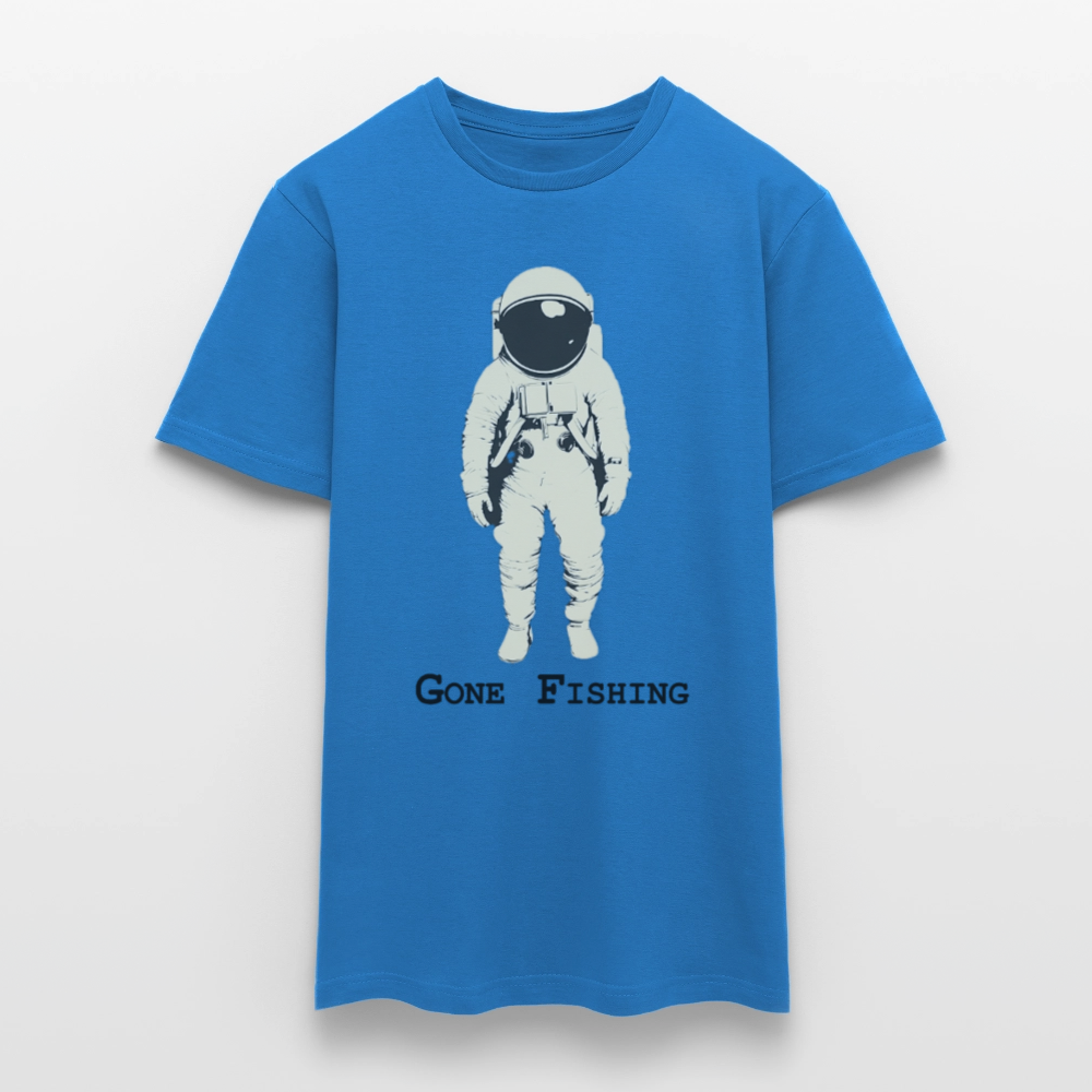 Drifting Beyond – Gone Fishing, T-shirt herr - kungsblå