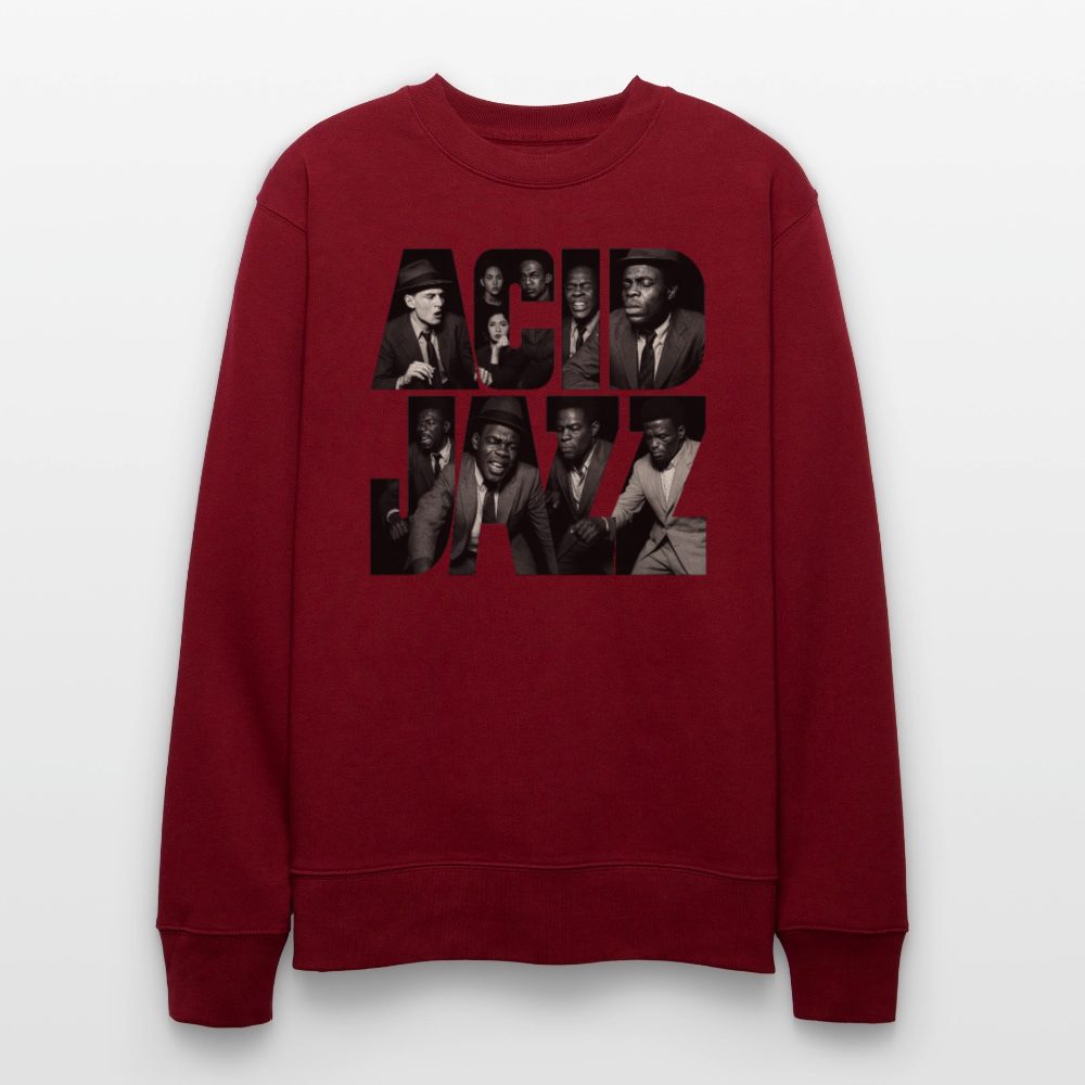 80s Club Jazzdance, Ekologisk sweatshirt CHANGER unisex från Stanley/Stella - vinröd