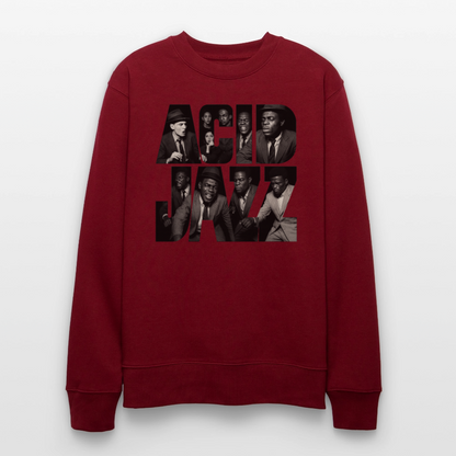 80s Club Jazzdance, Ekologisk sweatshirt CHANGER unisex från Stanley/Stella - vinröd