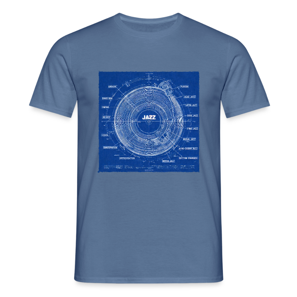 Kind of Blueprint, T-shirt unisex - duvblå 