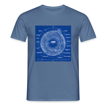 Kind of Blueprint, T-shirt unisex - duvblå 