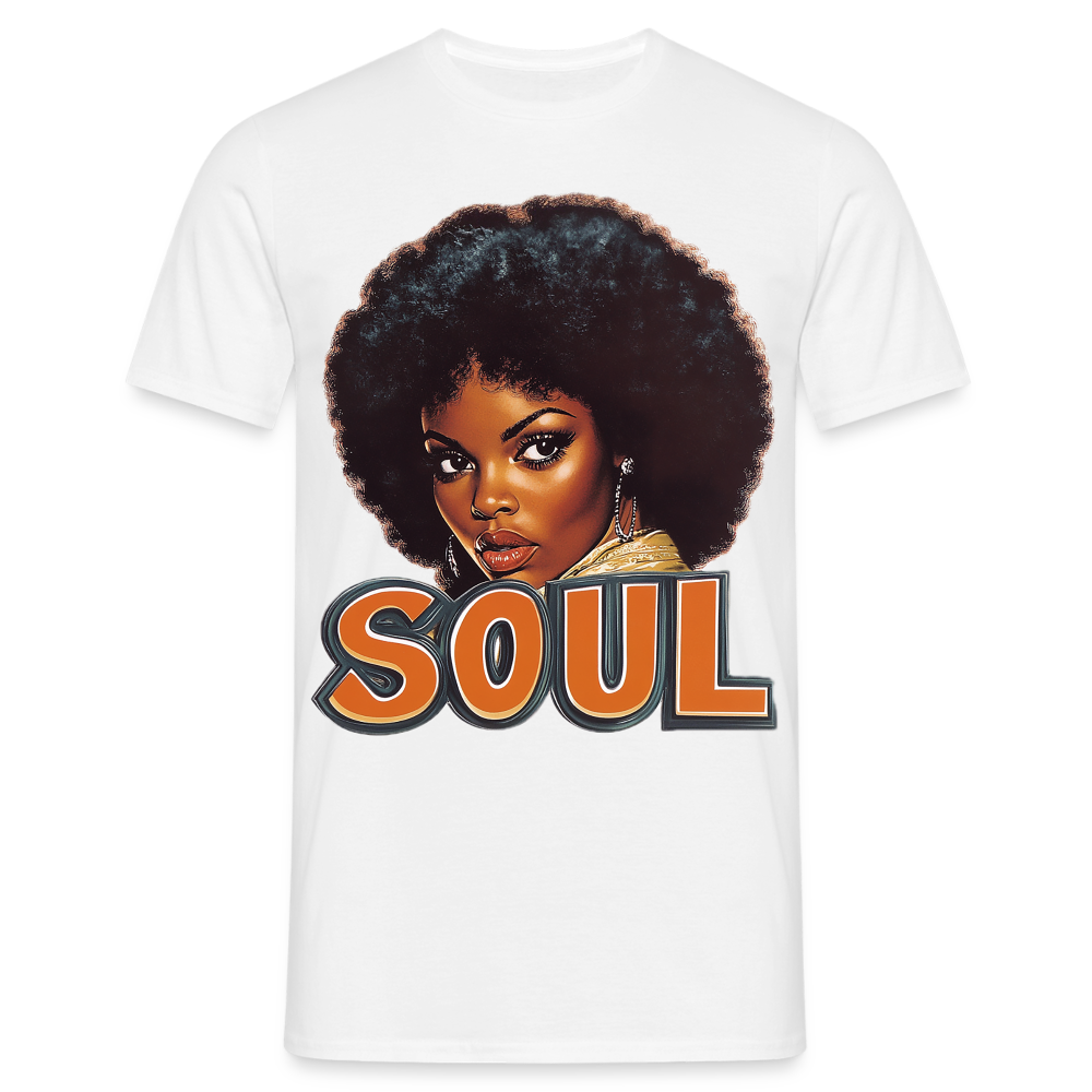 Soulful Vibes, T-shirt herr - vit