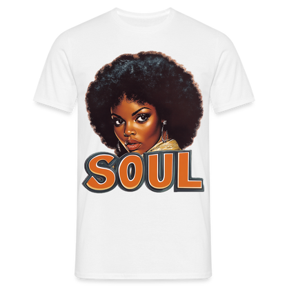 Soulful Vibes, T-shirt herr - vit