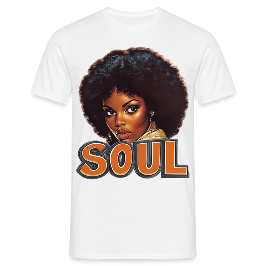 Soulful Vibes, T-shirt herr - vit