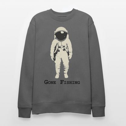 Drifting Beyond – Gone Fishing, Ekologisk sweatshirt CHANGER unisex från Stanley/Stella - kolgrå