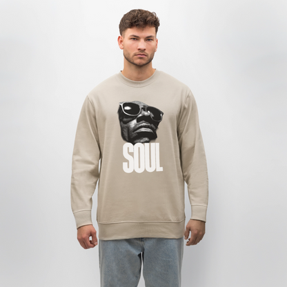 Soul Frequency, Ekologisk sweatshirt CHANGER unisex från Stanley/Stella - beige