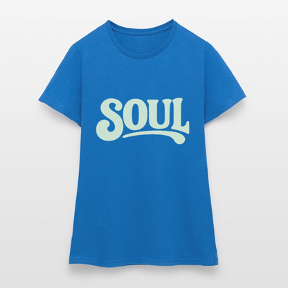 All About Soul, T-shirt dam - royalblå